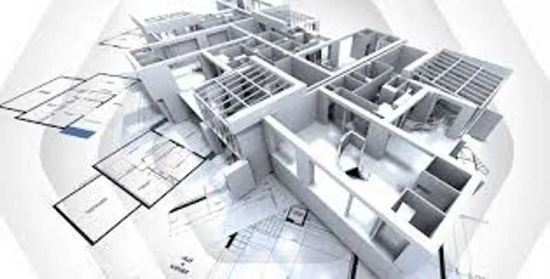 Projeto de construção civil em 3d
